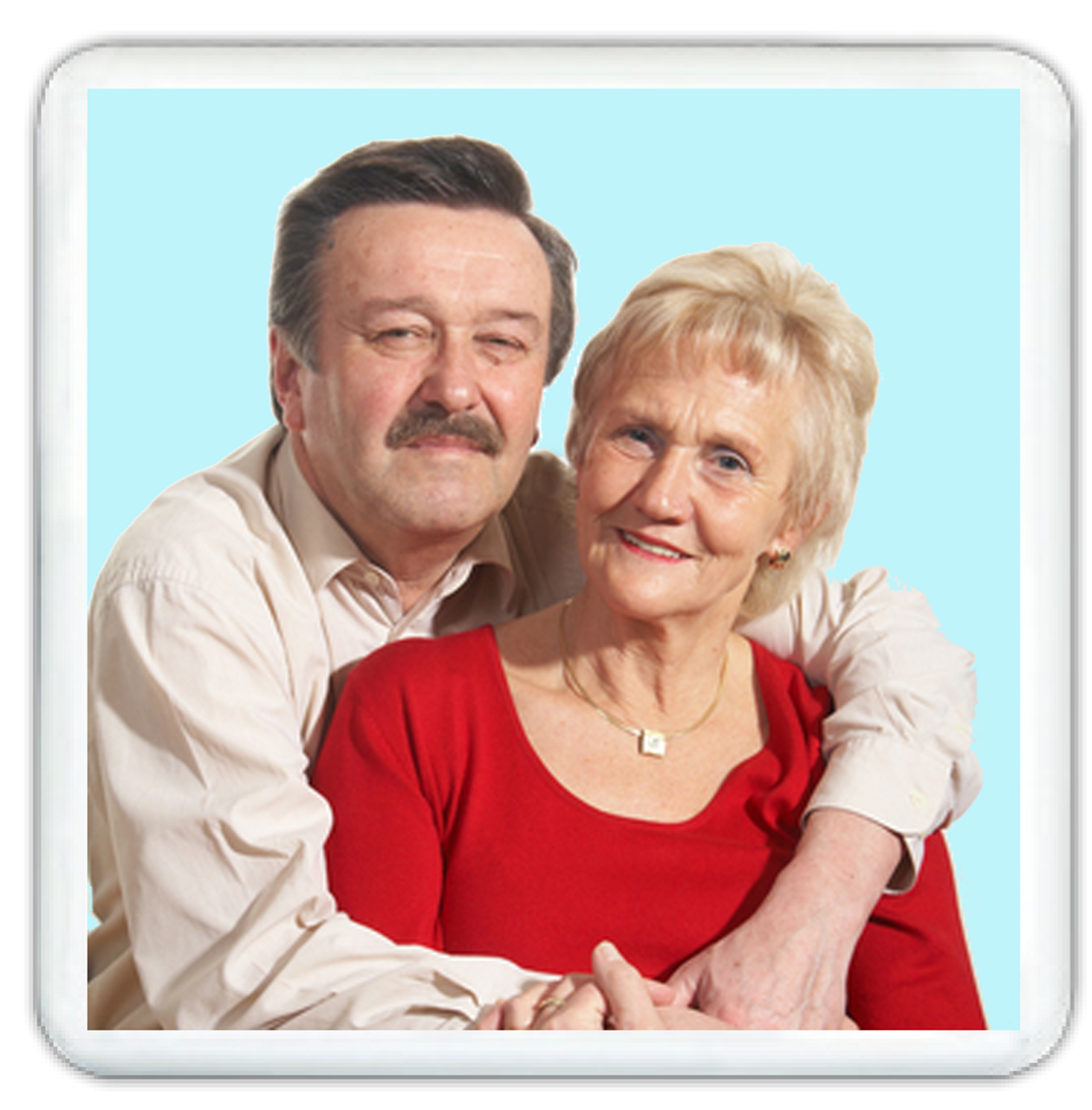 Personalized Square Ceramic Memorial Photo