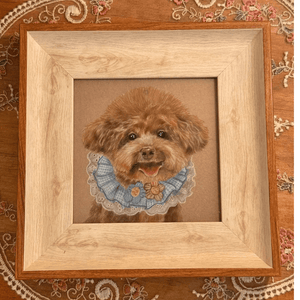 Custom Colored Pencil Portrait– Square - Metis Grace