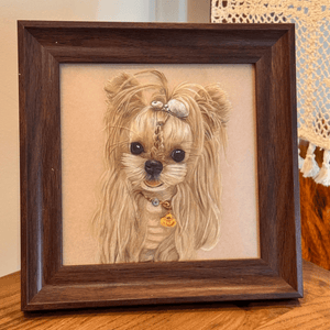 Custom Colored Pencil Portrait– Square - Metis Grace