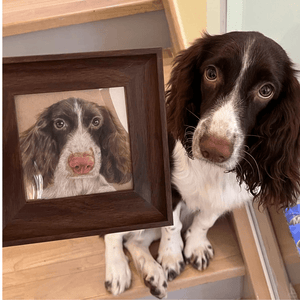 Custom Colored Pencil Portrait– Square - Metis Grace