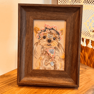Custom Colored Pencil Portrait – Vertical Rectangle - Metis Grace