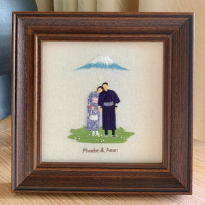 Custom Embroidered Portrait - Metis Grace