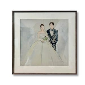 Custom Hand - Painted Ceramic Portrait - Metis Grace