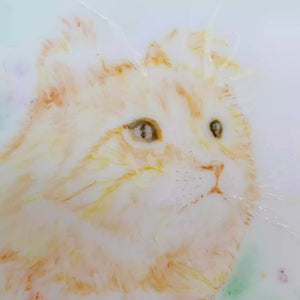 Custom Hand - Painted Cute Portrait Ceramic Plate - Metis Grace