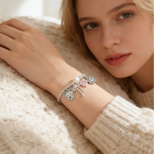 Custom Multi Pet Bracelet – Heart & Bow Sterling Silver - Metis Grace