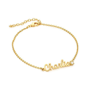Custom Name Bracelet in S925 Sterling Silver - Metis Grace