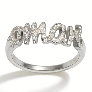 Custom Name Diamond Ring - Metis Grace