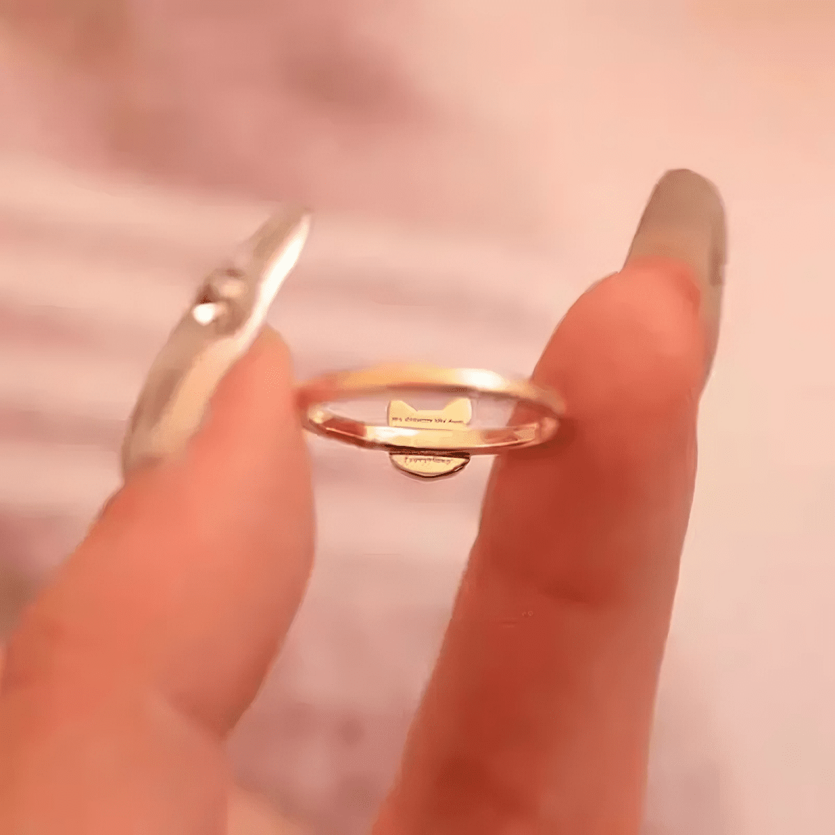 Custom Parent & Child Photo DIY Ring – 925 Sterling Silver - Metis Grace