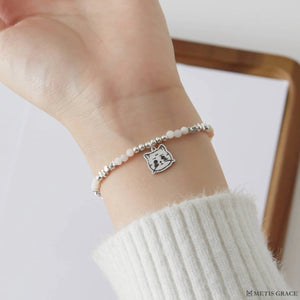 Custom Pet Photo Bracelet in 925 Sterling Silver - Metis Grace