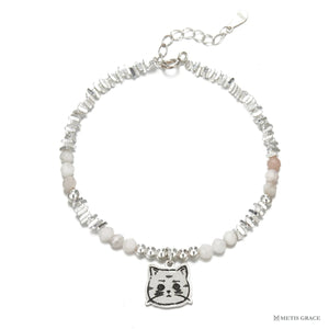 Custom Pet Photo Bracelet in 925 Sterling Silver - Metis Grace
