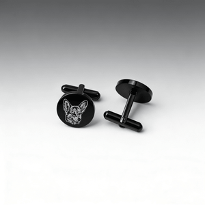 Custom Pet Photo Cufflinks - Metis Grace