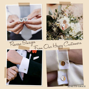 Custom Pet Photo Cufflinks - Metis Grace