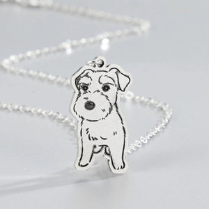 Custom Pet Photo Necklace in S925 Sterling Silver - Metis Grace