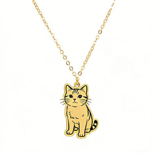 Custom Pet Photo Necklace in S925 Sterling Silver - Metis Grace