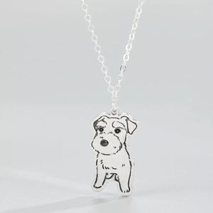 Custom Pet Photo Necklace in S925 Sterling Silver - Metis Grace