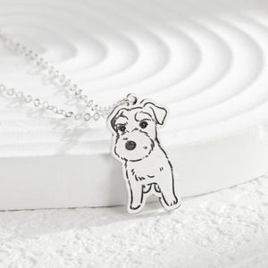 Custom Pet Photo Necklace in S925 Sterling Silver - Metis Grace