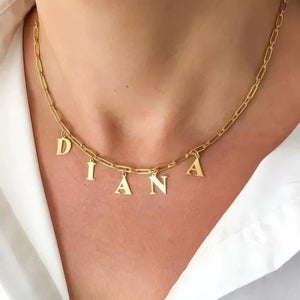 Custom S925 Sterling Silver Name Necklace - Metis Grace