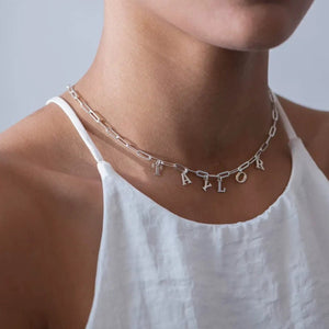 Custom S925 Sterling Silver Name Necklace - Metis Grace