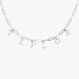 Custom S925 Sterling Silver Name Necklace - Metis Grace