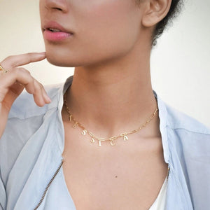 Custom S925 Sterling Silver Name Necklace - Metis Grace
