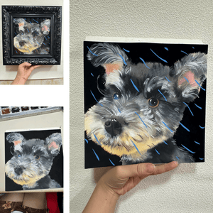 Custom Watercolor Portrait – Square - Metis Grace