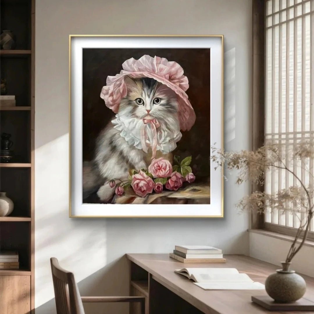Hand - Painted Custom Textured Portrait - Vertical Canvas - Metis Grace