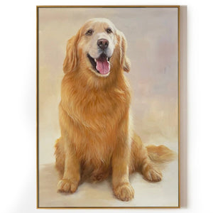 Hand-Painted Custom Textured Portrait-Vertical Canvas - Metis Grace