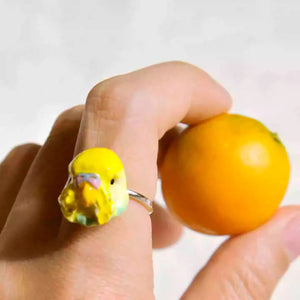 Handmade Clay Pet Portrait Ring - Metis Grace