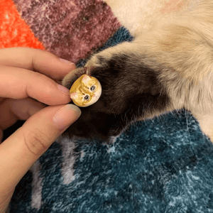 Handmade Clay Pet Portrait Ring - Metis Grace