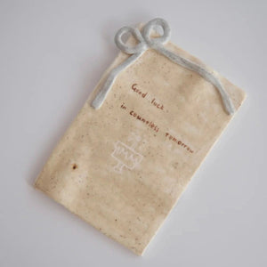 Handwritten Letter Ceramic Incense Holder - Metis Grace