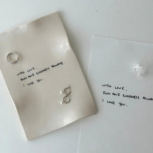 Handwritten Love Letter Ceramic Tray - Metis Grace