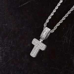 Hip Hop Iced Letter Pendant - S925 Sterling Silver - Metis Grace