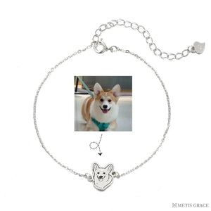 Personalized 925 Sterling Silver Pet Memorial Bracelet - Metis Grace