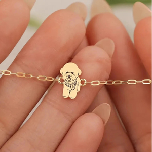 Personalized 925 Sterling Silver Pet Memorial Bracelet - Metis Grace
