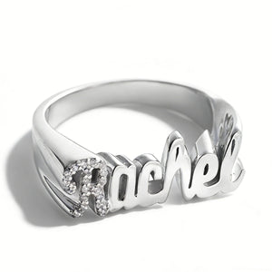 S925 3D Personalized Name Ring - Metis Grace
