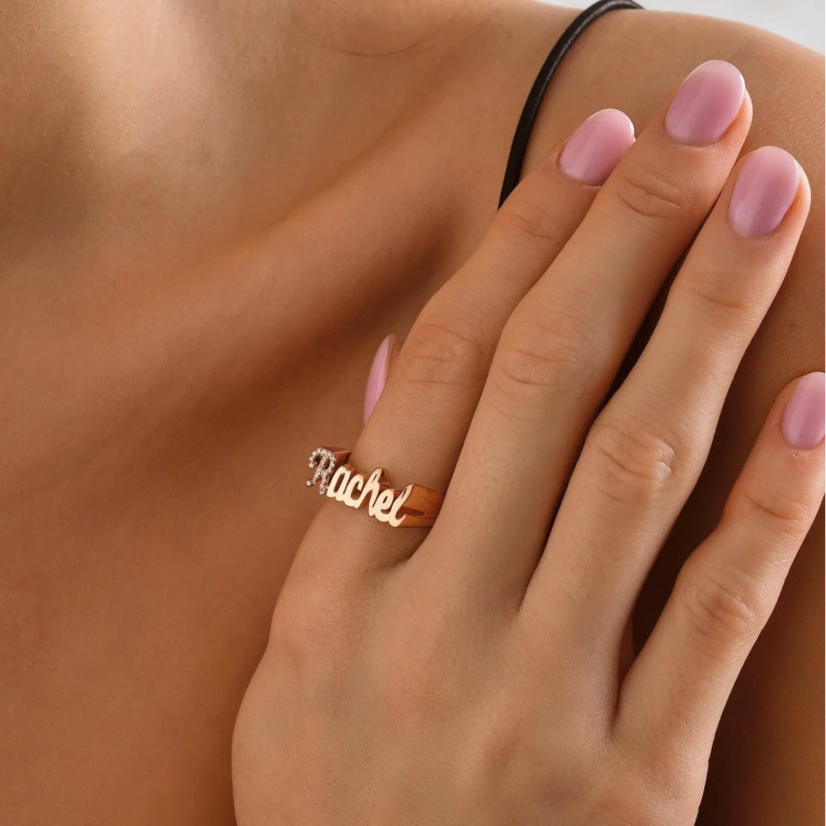 S925 3D Personalized Name Ring - Metis Grace