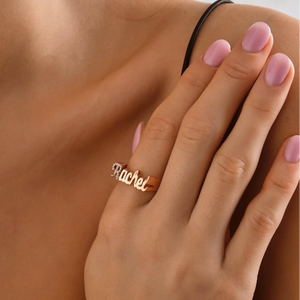 S925 3D Personalized Name Ring - Metis Grace