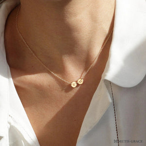 S925 Sterling Silver Alphabet Necklace – Custom Letter Pendant - Metis Grace