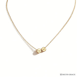 S925 Sterling Silver Alphabet Necklace – Custom Letter Pendant - Metis Grace