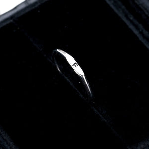 S925 Sterling Silver A–Z Initial Adjustable Ring - Metis Grace