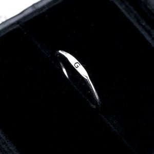 S925 Sterling Silver A–Z Initial Adjustable Ring - Metis Grace