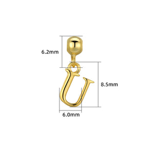 S925 Sterling Silver A–Z Letter Pendant Necklace - Metis Grace