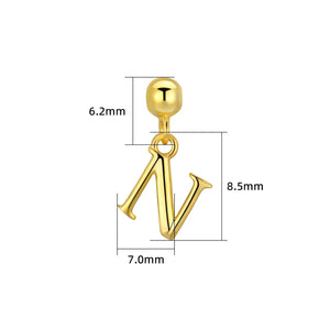 S925 Sterling Silver A–Z Letter Pendant Necklace - Metis Grace