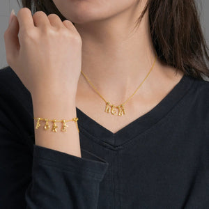 S925 Sterling Silver A–Z Letter Pendant Necklace - Metis Grace