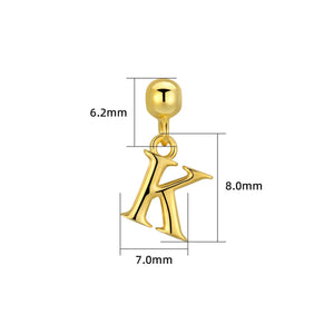 S925 Sterling Silver A–Z Letter Pendant Necklace - Metis Grace