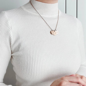 S925 Sterling Silver Custom Kids Drawing Disc Necklace - Metis Grace