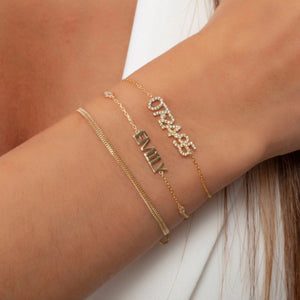 S925 Sterling Silver Custom Number Bracelet - Metis Grace