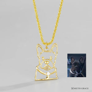 S925 Sterling Silver Custom Pet Photo Necklace - Metis Grace
