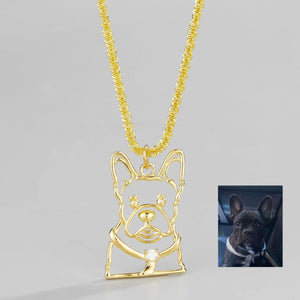S925 Sterling Silver Custom Pet Photo Necklace - Metis Grace