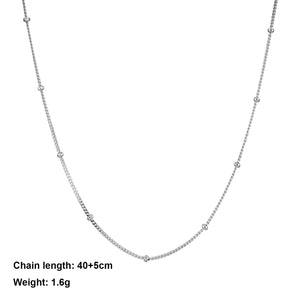 S925 Sterling Silver DIY Necklace Chain - Metis Grace